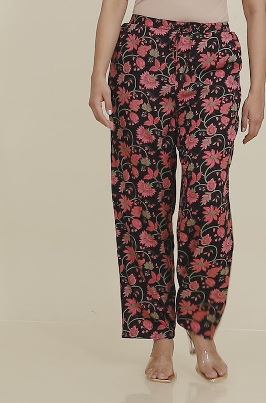 Rayon Floral Pant