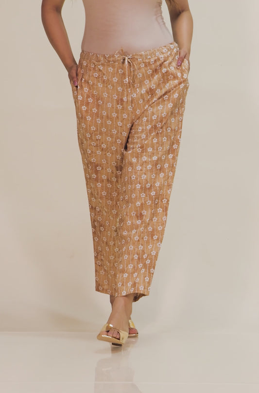 Soft Cotton Floral Pant