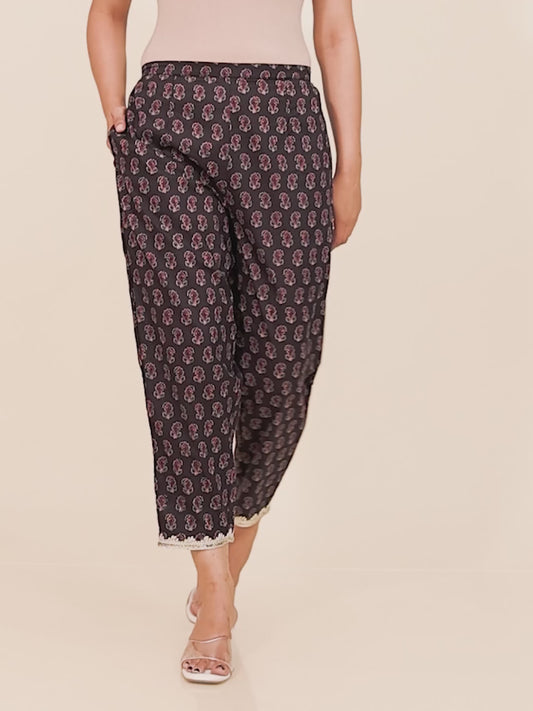 Soft Cotton Floral Pant