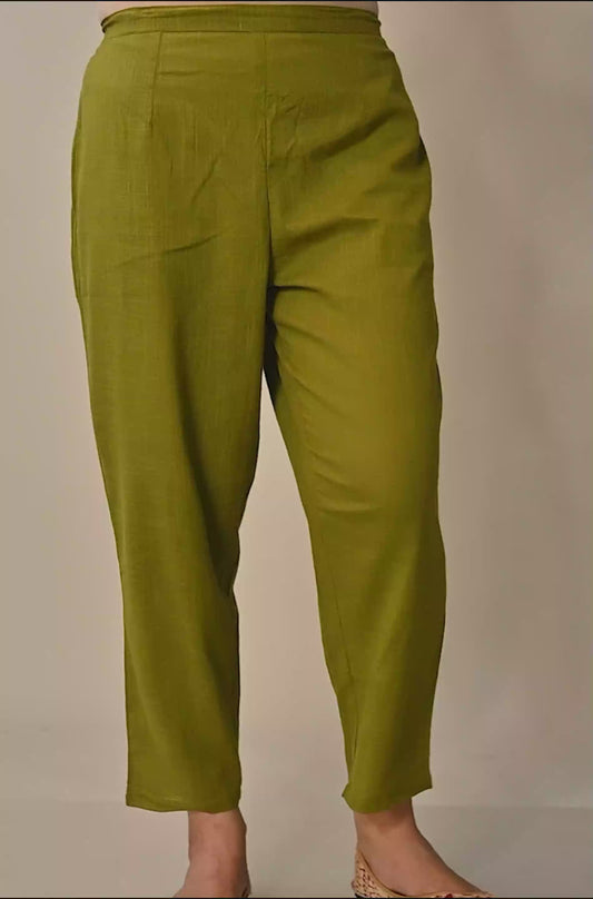 Khadi Cotton Solid Pant