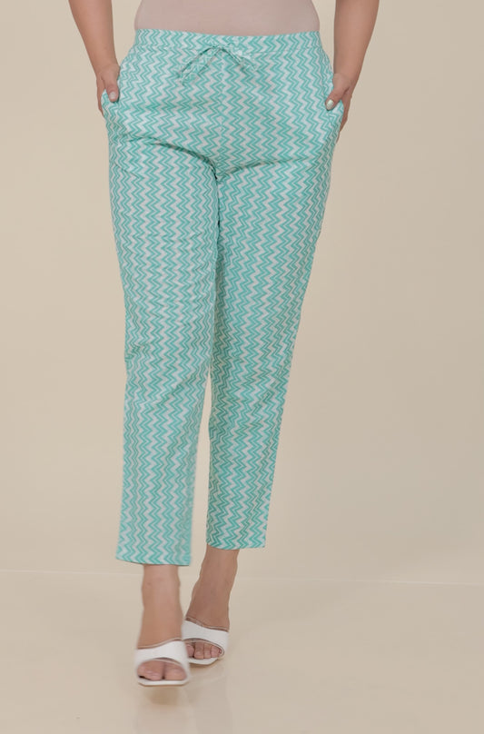 Soft Cotton Chevron Pant