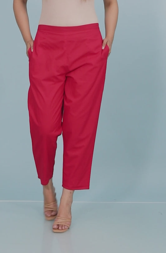 Soft Cotton Solid Pant