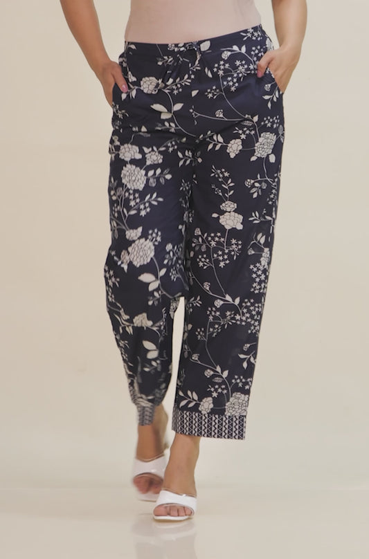 Soft Cotton Floral Pant