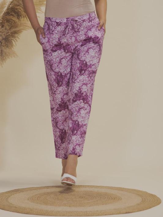 Soft Cotton Floral Pant