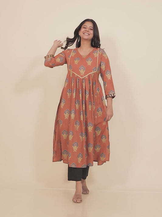 Rayon Butti Kurta