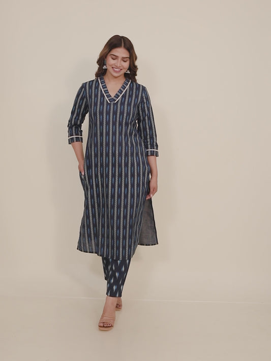 Soft Cotton Striped Kurta