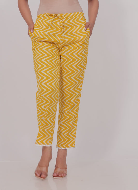 Soft Cotton Chevron Pant