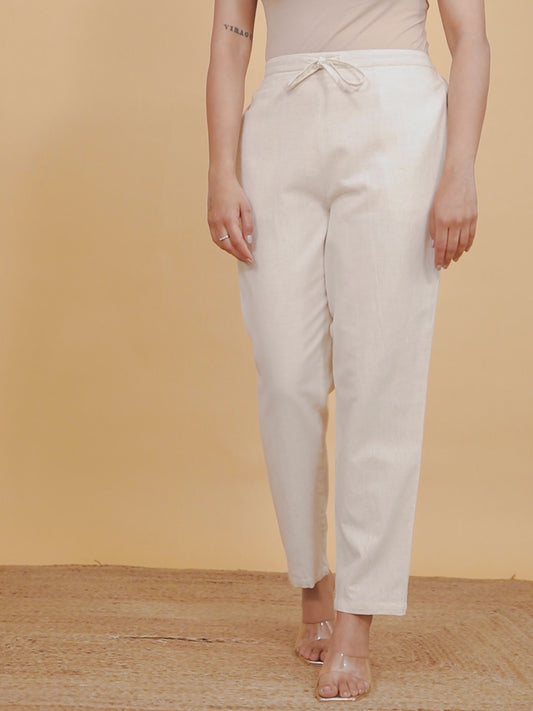 Linen Cotton Solid Pant