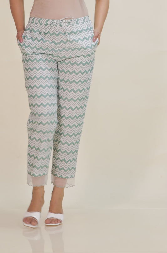 Soft Cotton Chevron Pant