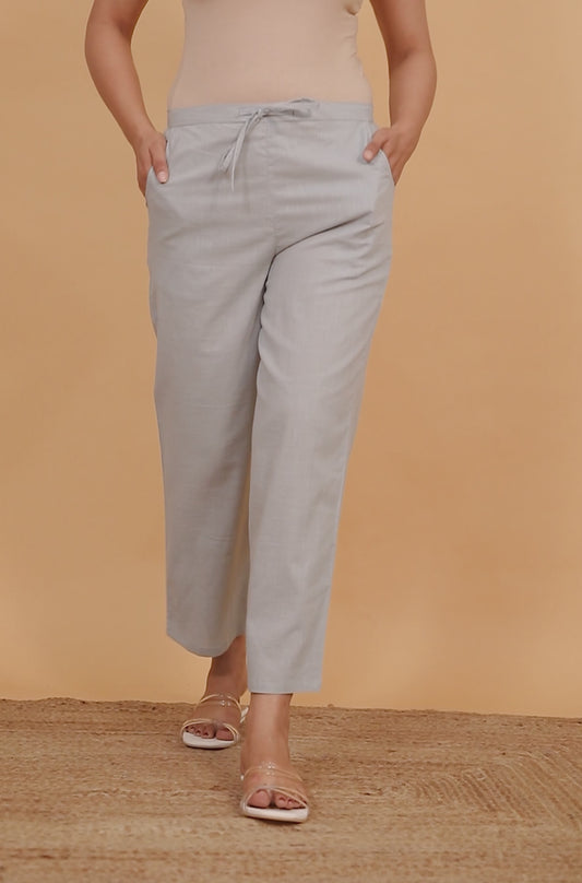 Khadi Cotton Solid Pant