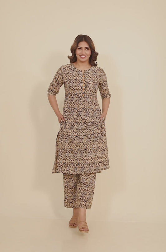 Soft Cotton Kalamkari Kurta