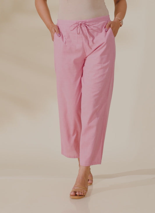 Khadi Cotton Solid Pant