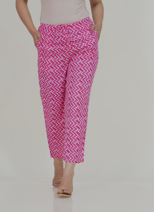 Soft Cotton Chevron Pant