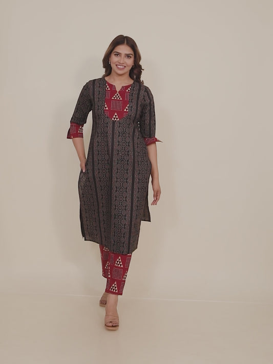 Soft Cotton Bandhani Kurta