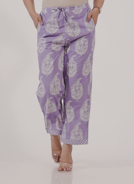 Soft Cotton Floral Pant