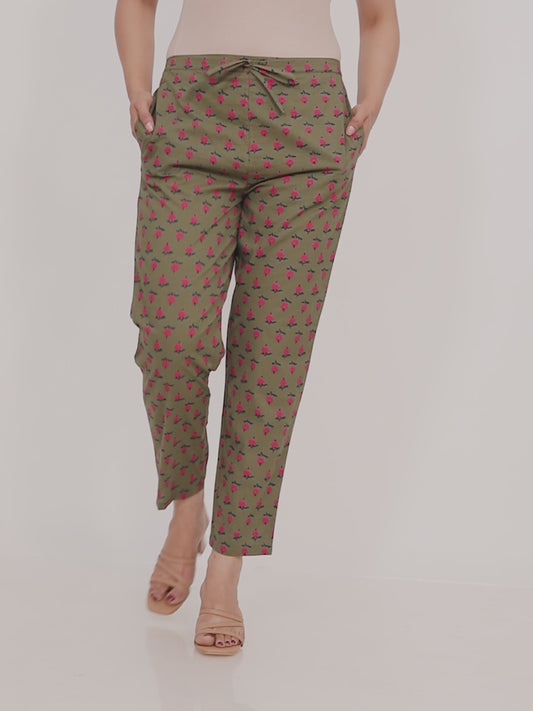 Soft Cotton Floral Pant