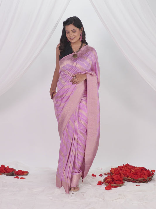 Brocade Pink Saree