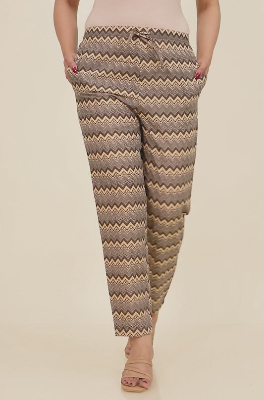 Soft Cotton Chevron Pant