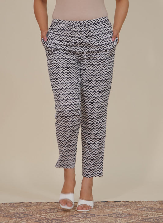 Soft Cotton Chevron Pant