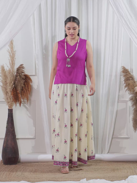 Viscose Solid Straight Pink Kurta