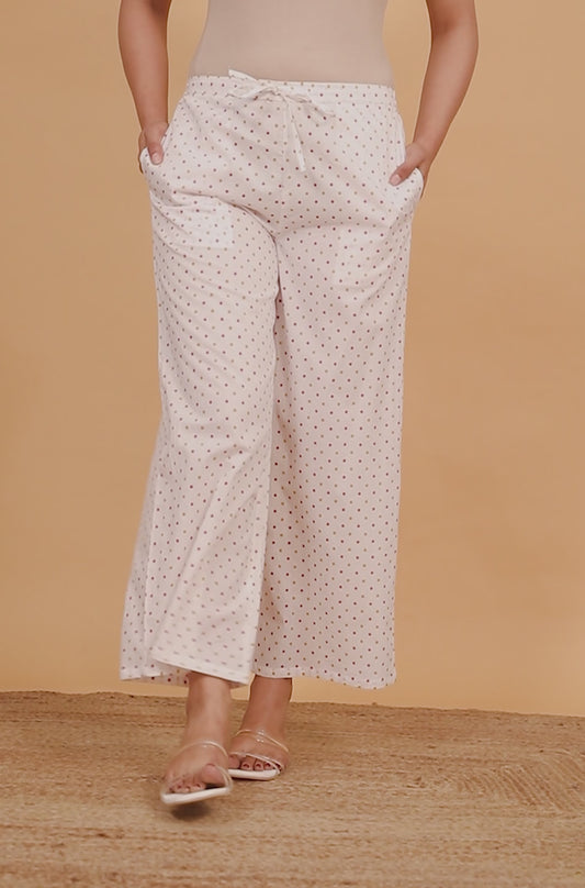 Soft Cotton Polka Palazzo