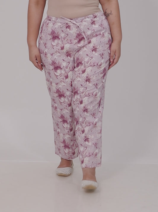 Kantha Cotton Floral Pant