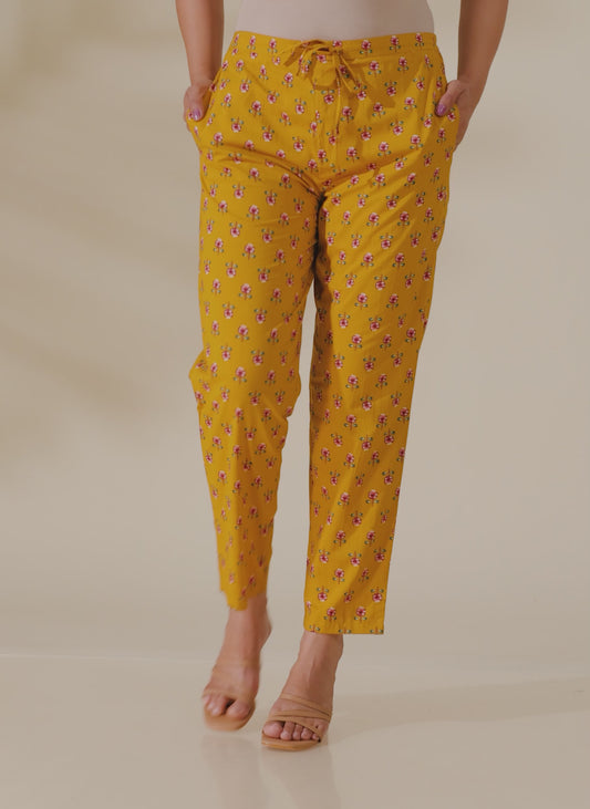 Soft Cotton Floral Pant