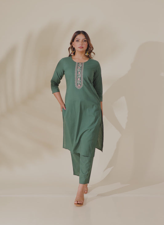 Soft Cotton Solid Kurta