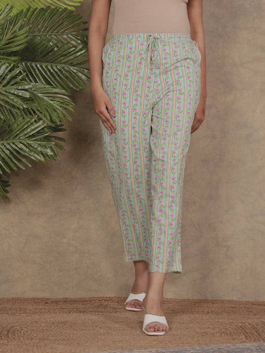 Soft Cotton Floral Pant