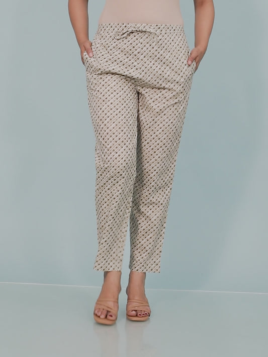 Soft Cotton Striped Pant