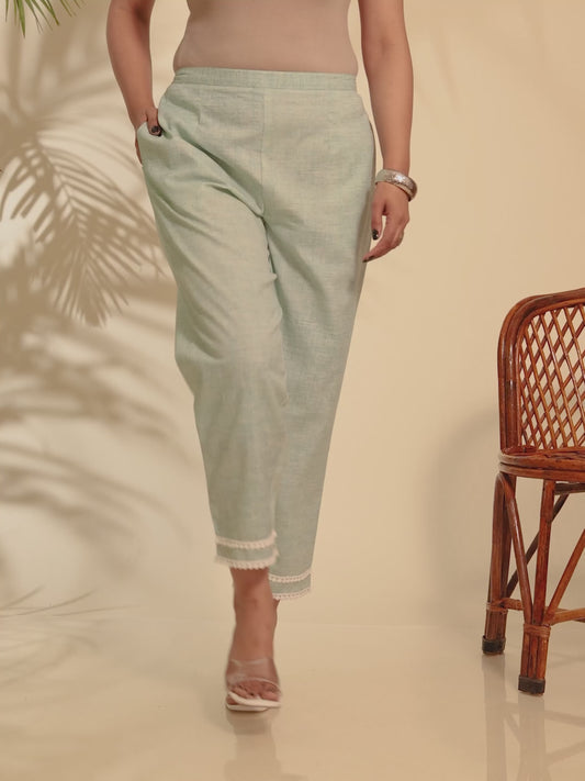 Khadi Cotton Solid Pant