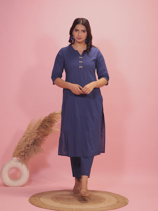 Soft Cotton Solid Kurta