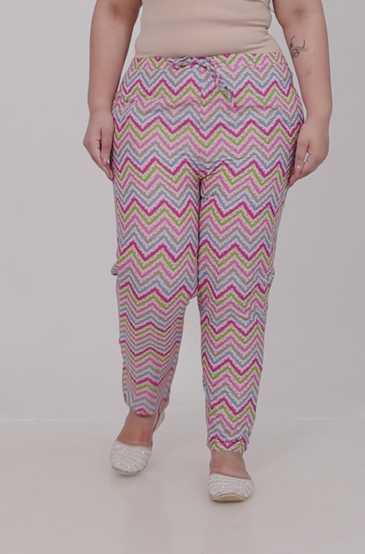 Soft Cotton Chevron Pant