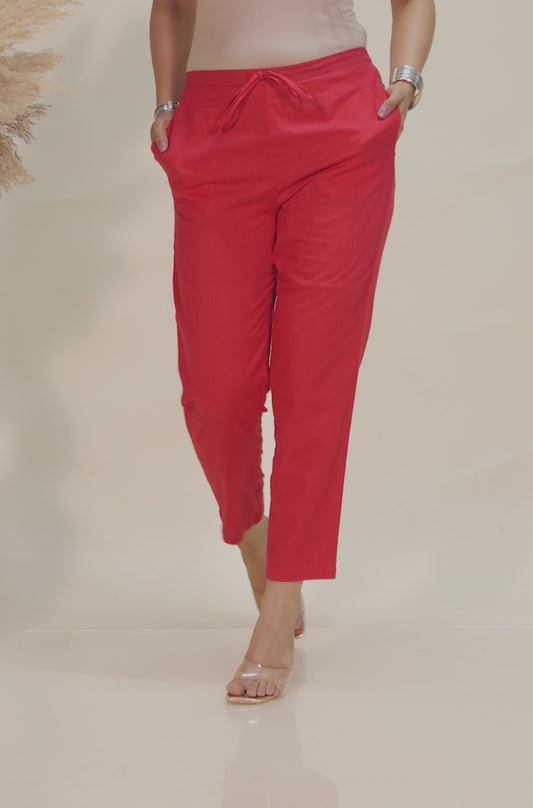 Soft Cotton Solid Pant