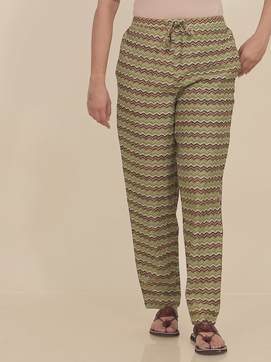 Soft Cotton Chevron Pant