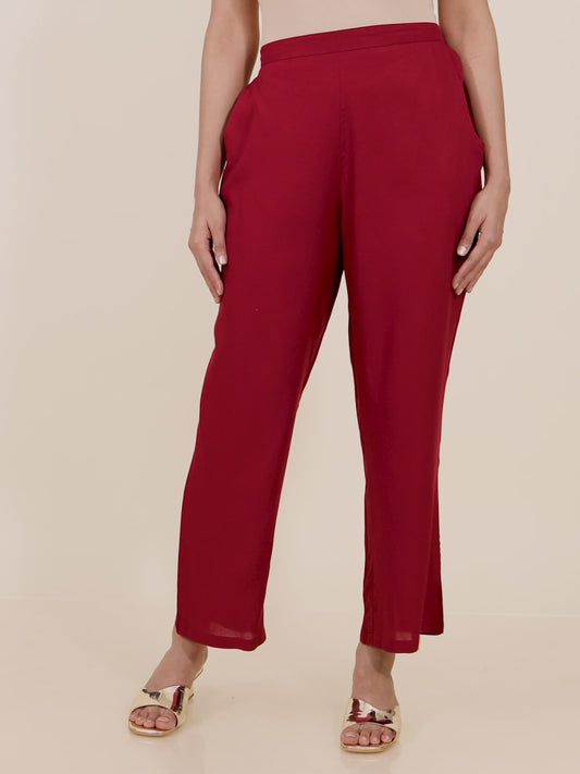 Soft Cotton Solid Pant