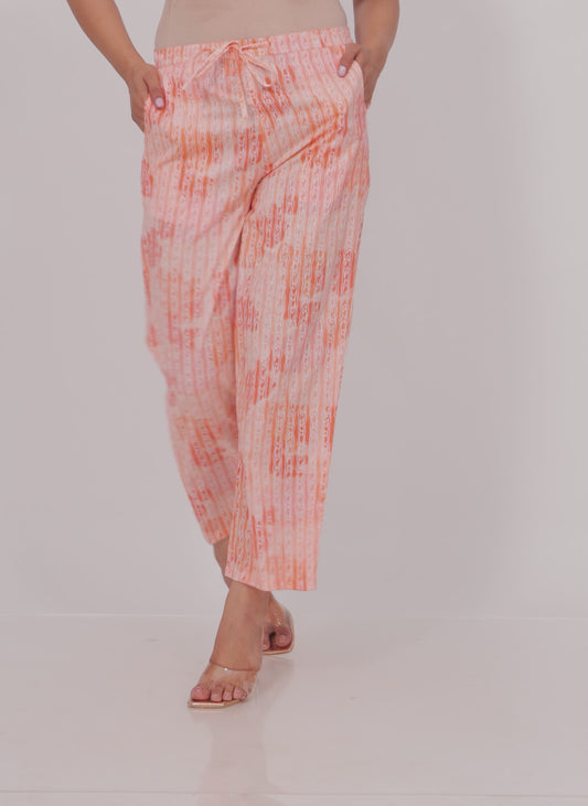 Soft Cotton Striped Pant