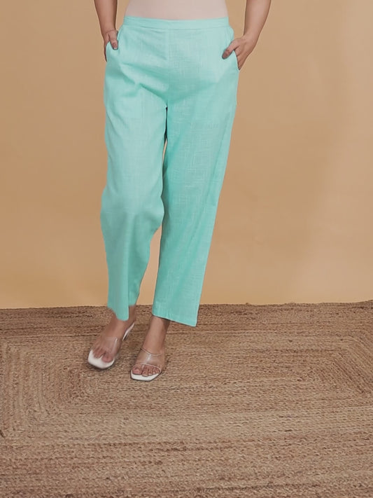 Khadi Cotton Solid Pant