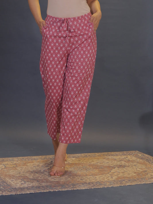 Soft Cotton Block Pant