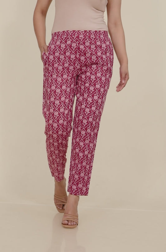 Soft Cotton Floral Pant