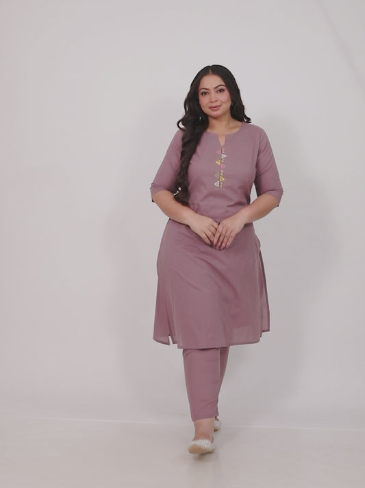 Soft Cotton Solid Kurta