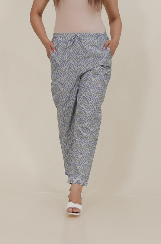 Soft Cotton Chevron Pant