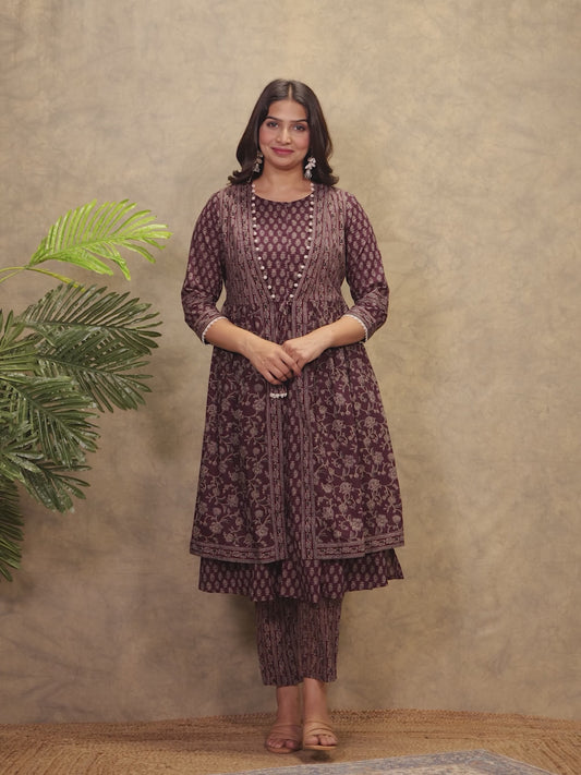 Soft Cotton Ajrakh Kurta