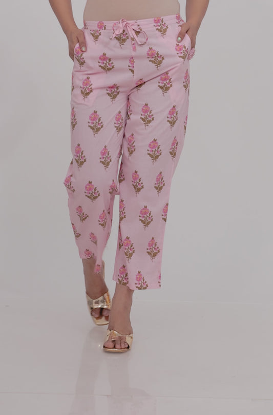 Soft Cotton Floral Pant