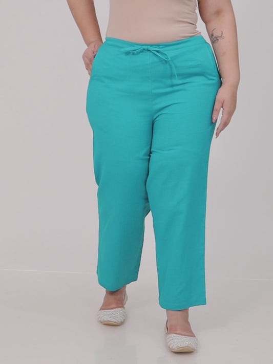 Linen Cotton Solid Pant