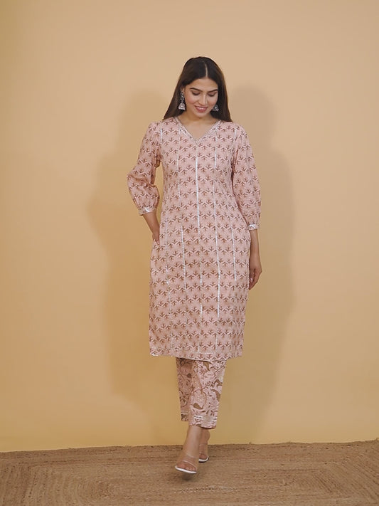 Soft Cotton Butti Kurta