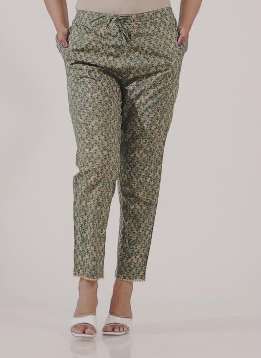 Soft Cotton Floral Pant