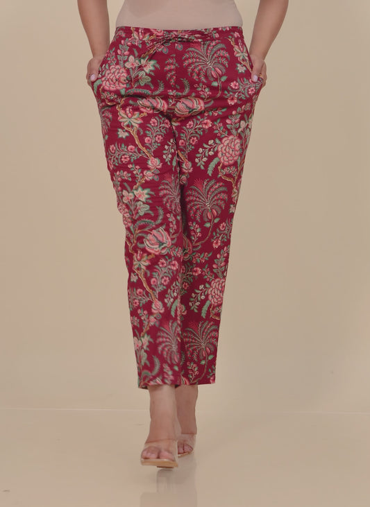 Soft Cotton Floral Pant