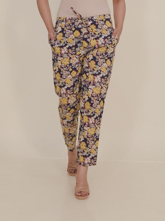 Soft Cotton Floral Pant