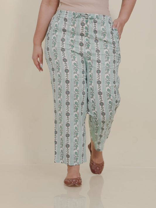 Soft Cotton Floral Pant